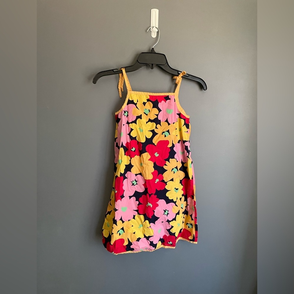 Hanna Andersson Floral Poplin Sundress Kids Size 8